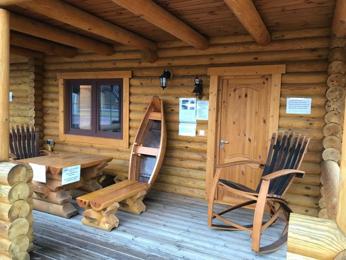 Wellness Hütte am Zwenkauer See bei Leipzig Exterior foto