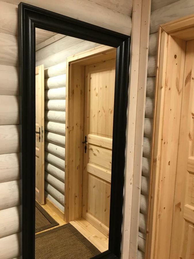 Wellness Hütte am Zwenkauer See bei Leipzig Exterior foto