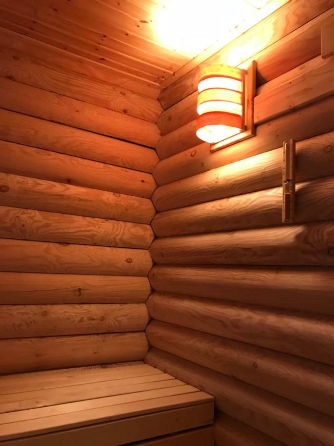 Wellness Hütte am Zwenkauer See bei Leipzig Exterior foto