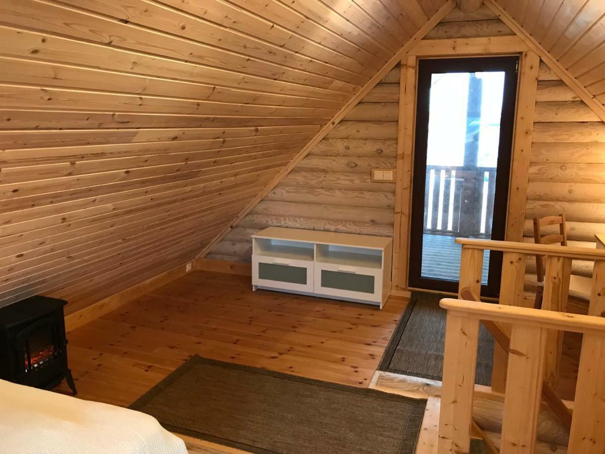 Wellness Hütte am Zwenkauer See bei Leipzig Exterior foto