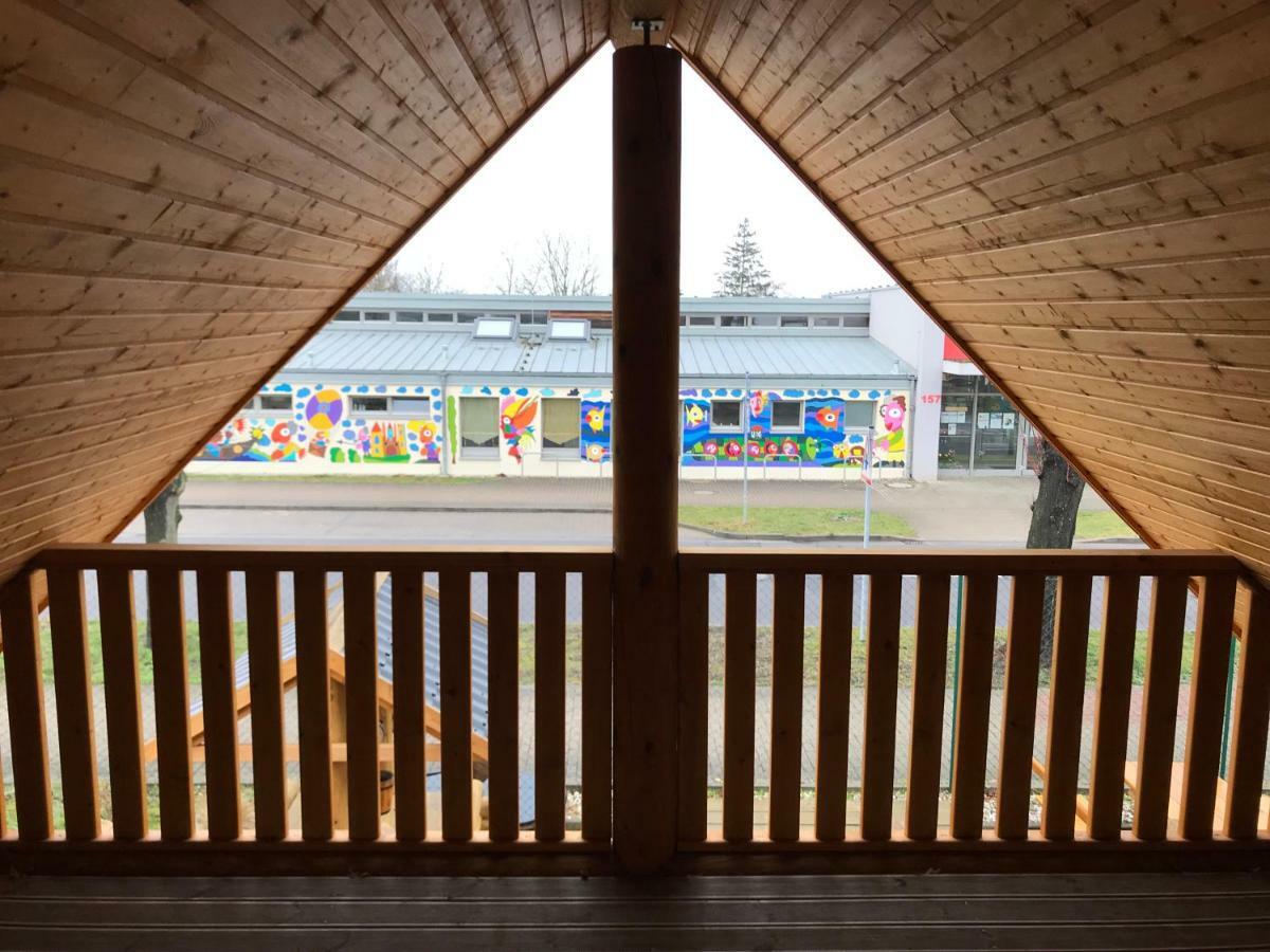 Wellness Hütte am Zwenkauer See bei Leipzig Exterior foto