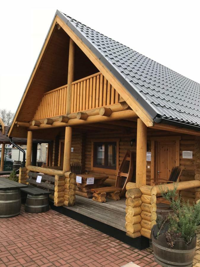 Wellness Hütte am Zwenkauer See bei Leipzig Exterior foto